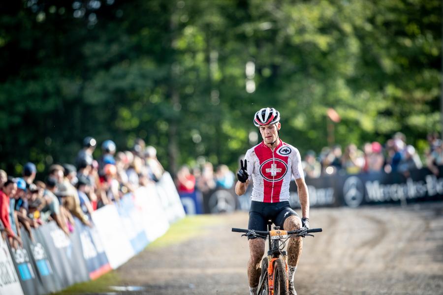 1 Settembre 2019 Mont-Sainte-Anne, Canada - UCI MTB WORLD CHAMPIONSHIPS (U23) secondo posto