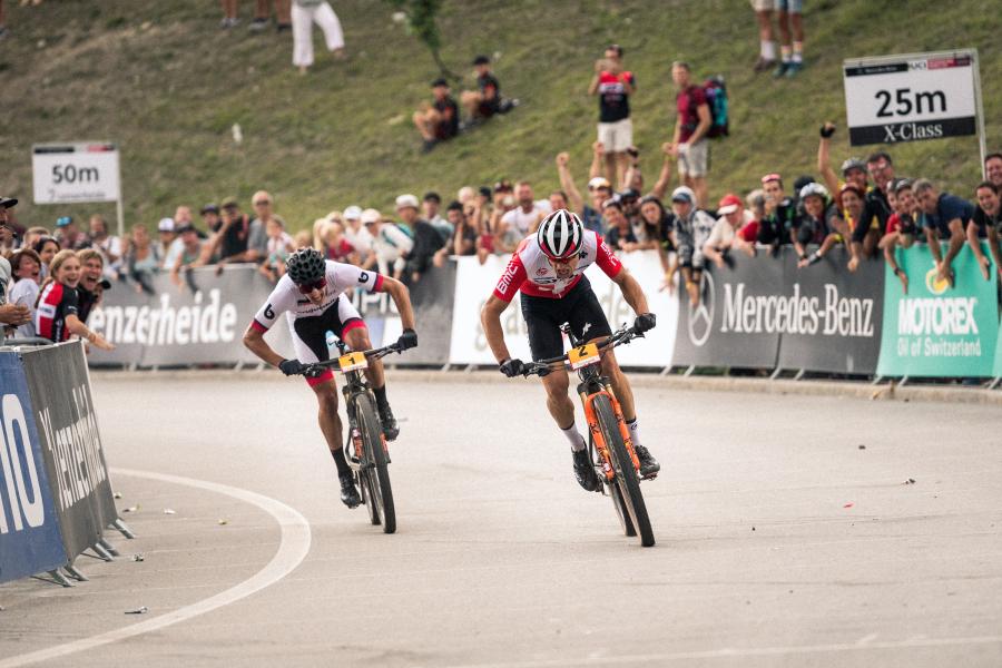 11 Agosto 2019 - Lenzerheide, Switzerland - UCI MTB WORLD CUP (U23)
Arrivo in volata