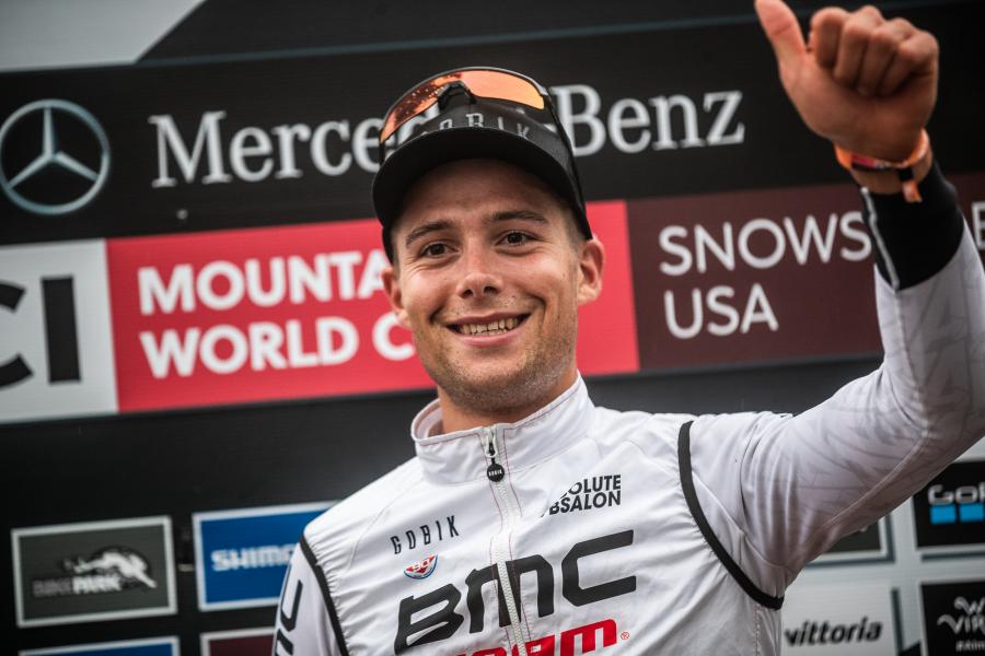Filippo Colombo - Snowshoe (USA) - World Cup 170921 (Podium, 3rd place)